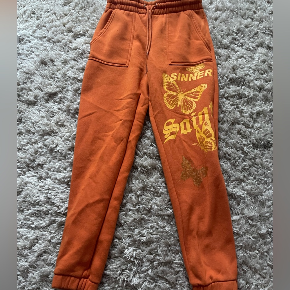 orange sweats